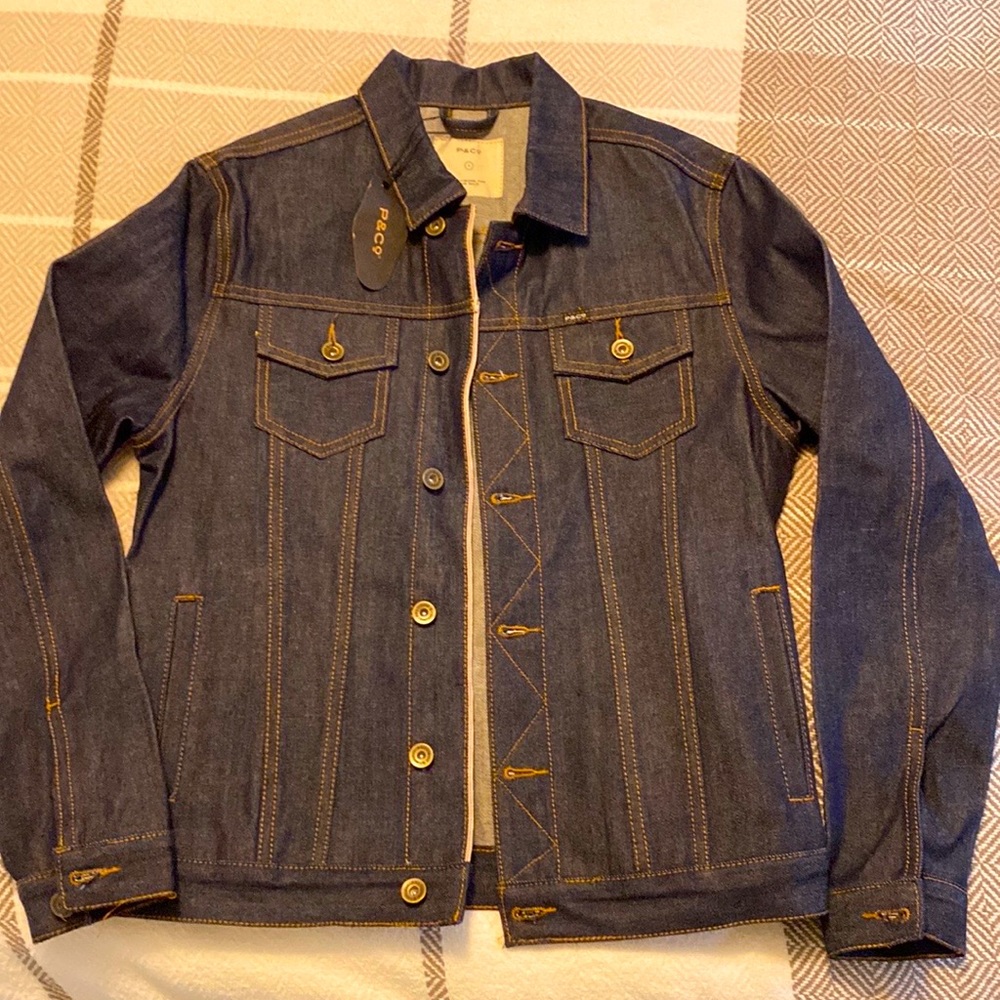 P&Co Selvedge Jean Jacket, small, new with tags
